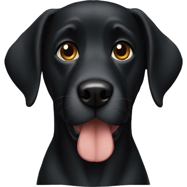 black dog  emoji