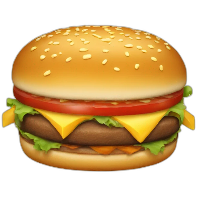 Chat burger emoji