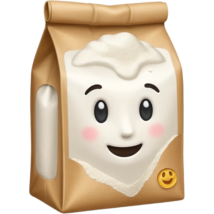 flour in a bag emoji