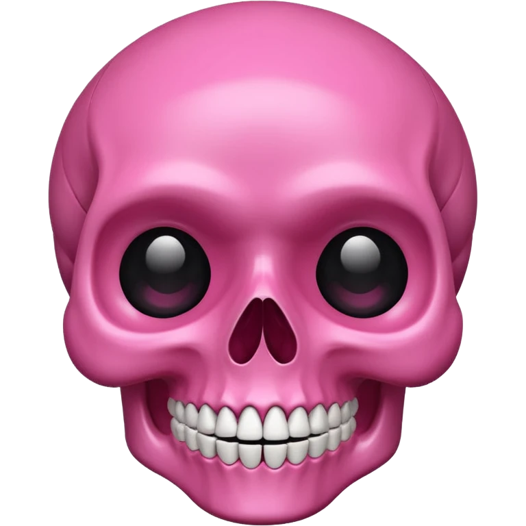 Pink skull emoji emoji