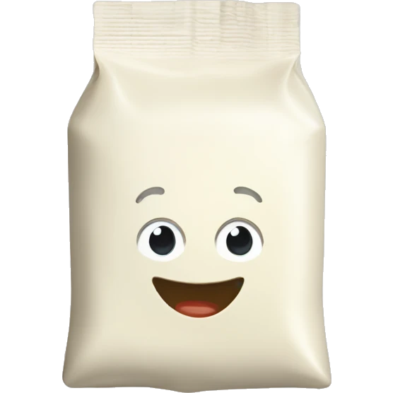 White mayo packet emoji