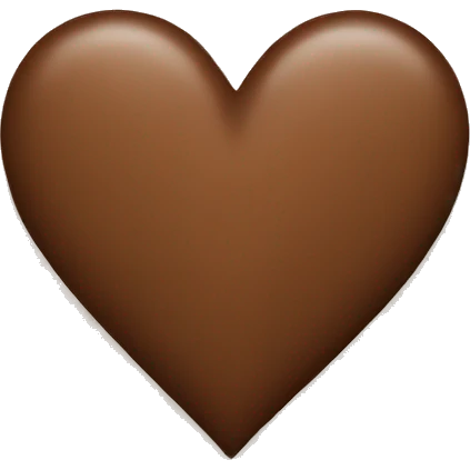 brown heart  emoji