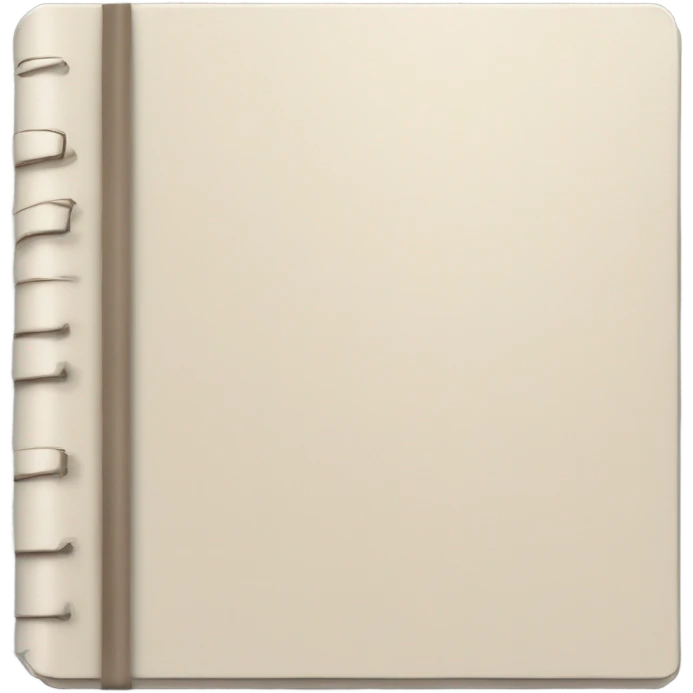 empty agenda emoji