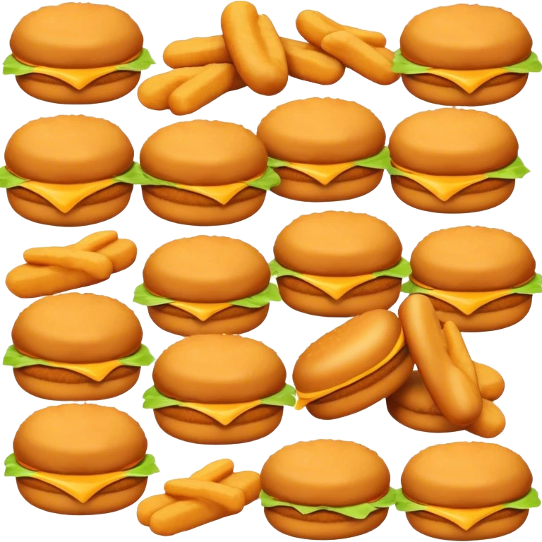 10 pc mcchicken nuggets emoji