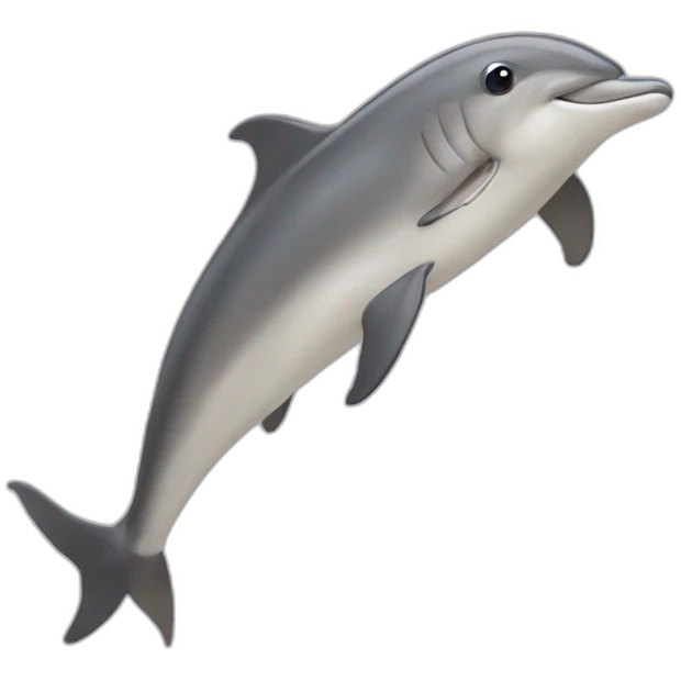 Dauphin montant un humain emoji