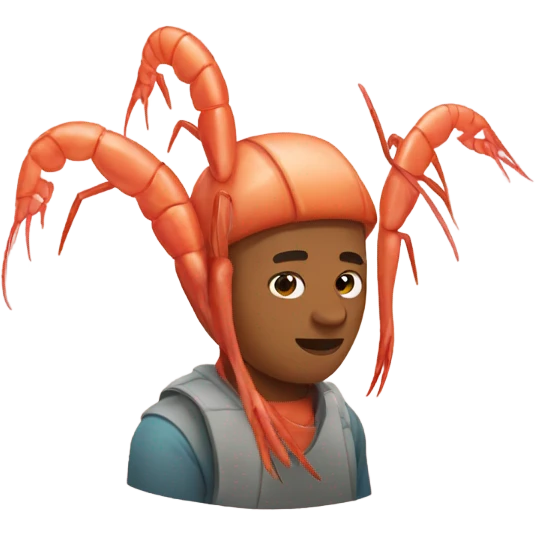 Shrimp person  emoji
