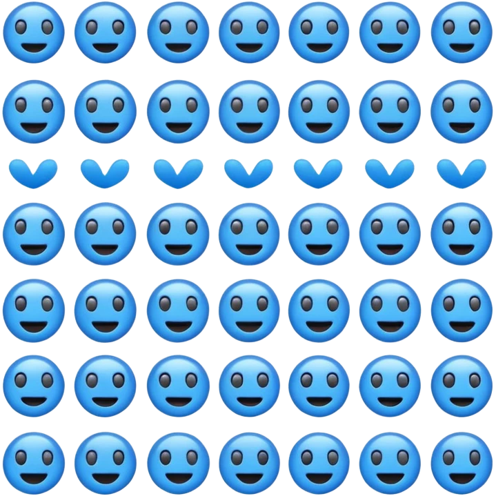blue emojis emoji