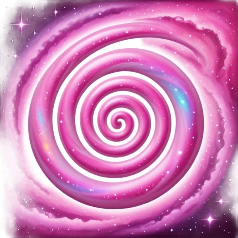 pink universe galaxy with pink hues emoji