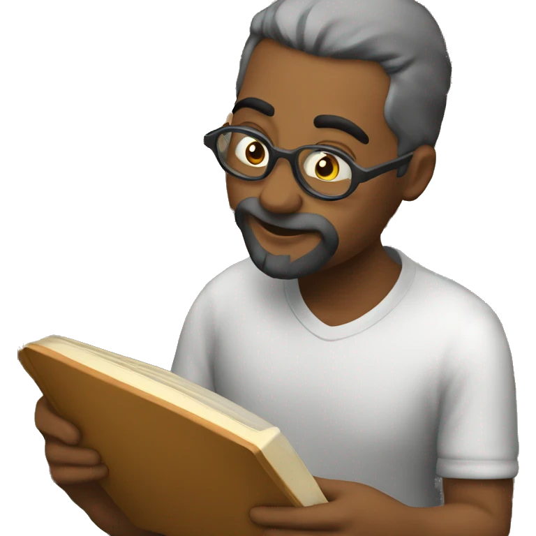 reading a book emoji