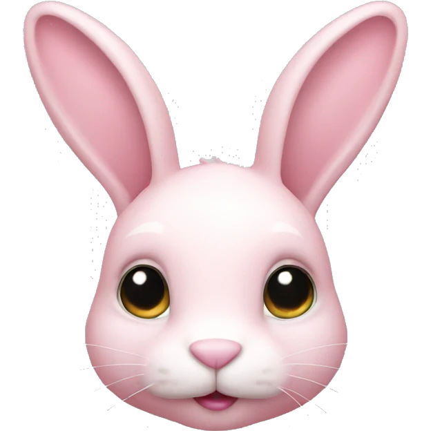 Pale Pink bunny emoji