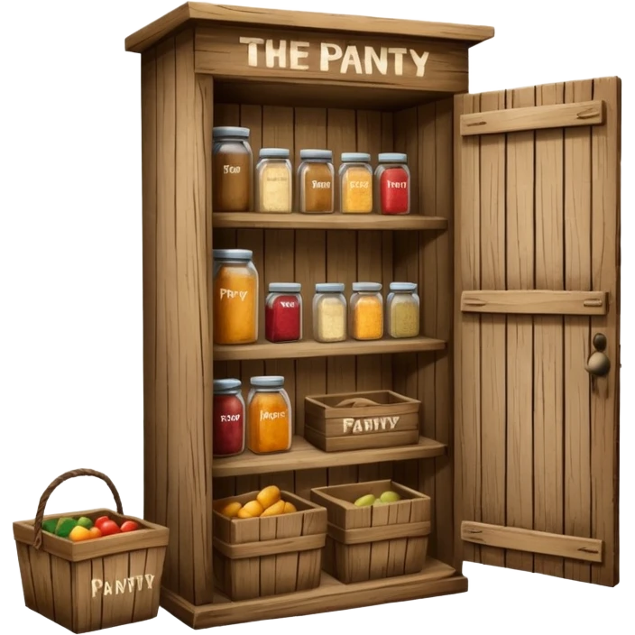 A food pantry with the words The Pantry written on it emoji