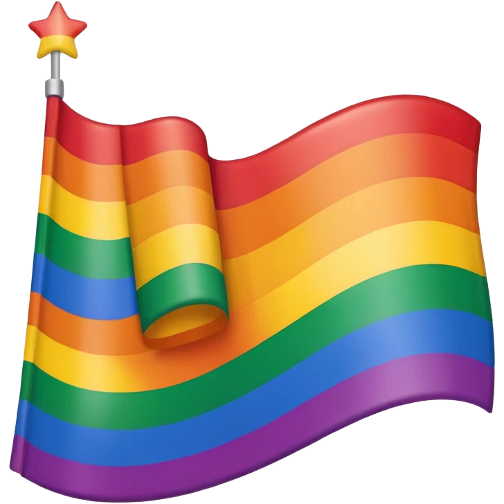 Gay flag emoji