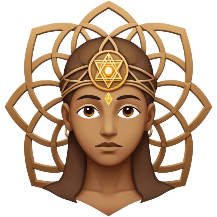 sacred geometry head emoji