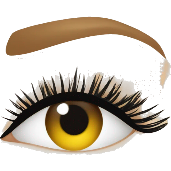 eyelash extensions  emoji
