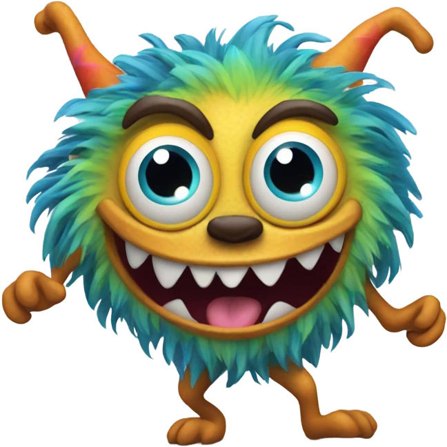 Dance monster emoji