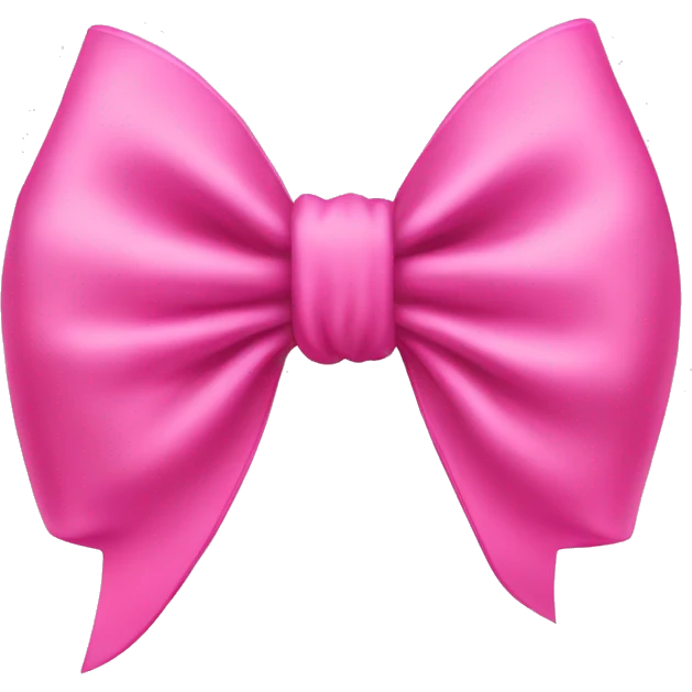 Pink bow emoji