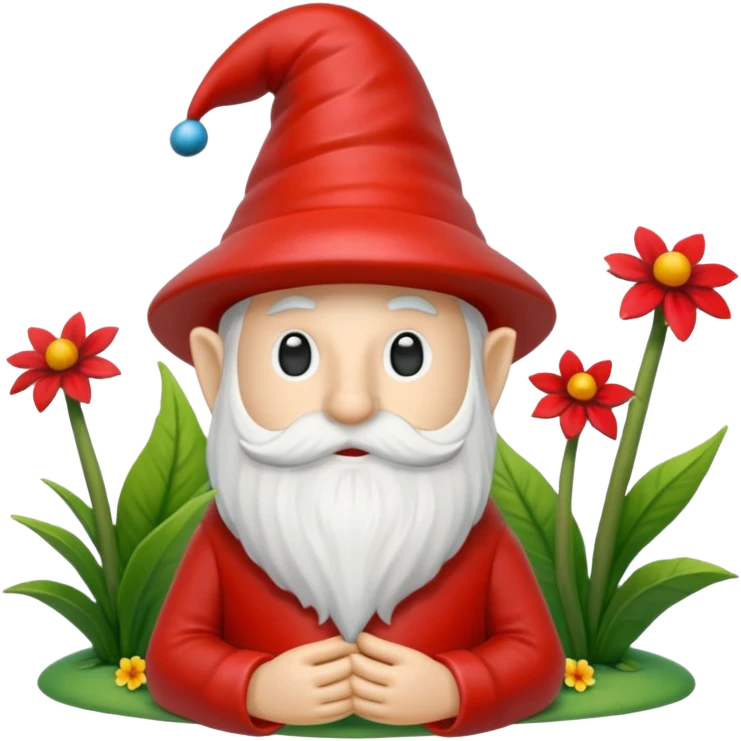 crea un emoji de un jardín de gnomos emoji