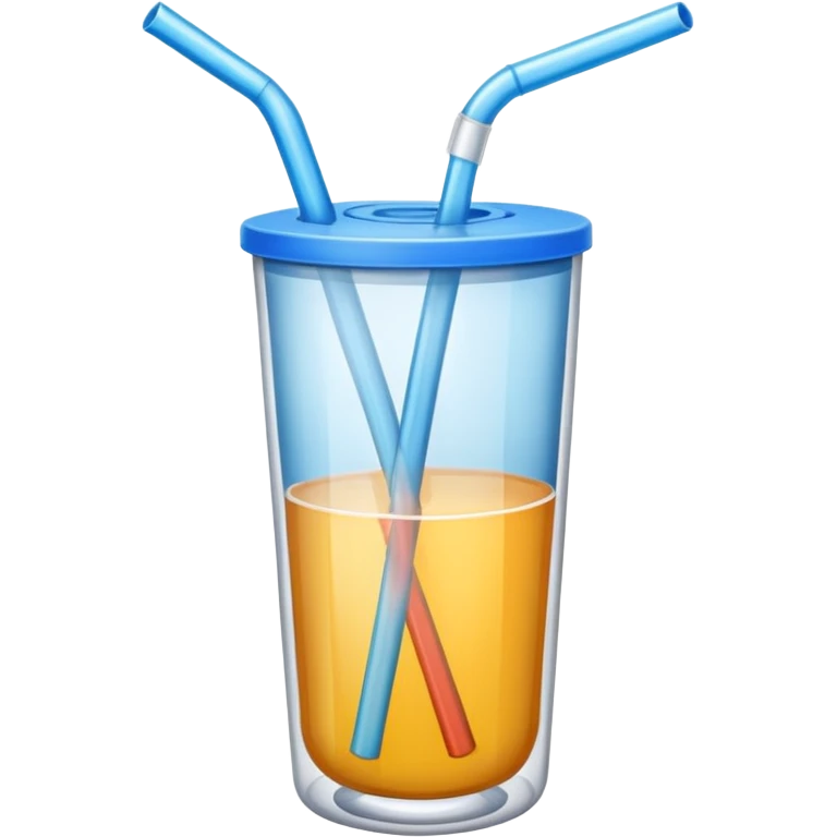 plastic straw emoji