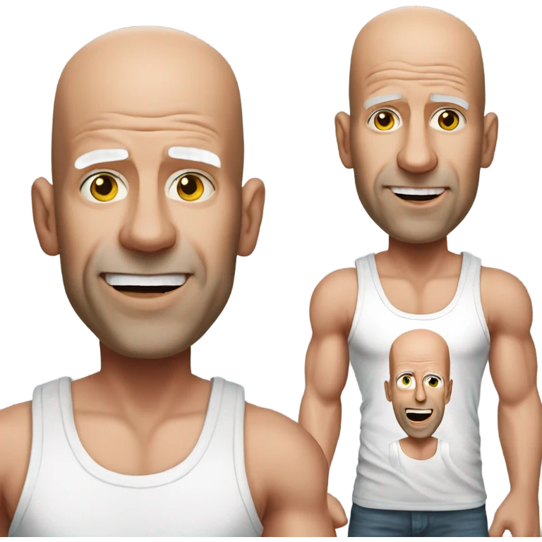 bruce willis die hard tank top emoji