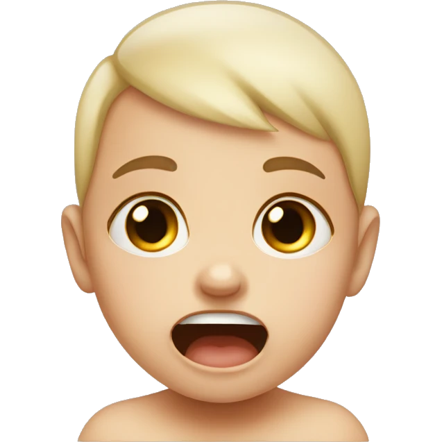 baby cry with tears emoji
