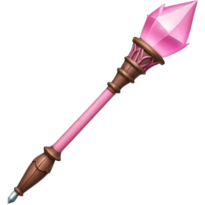 Pink Harry Potter wand emoji