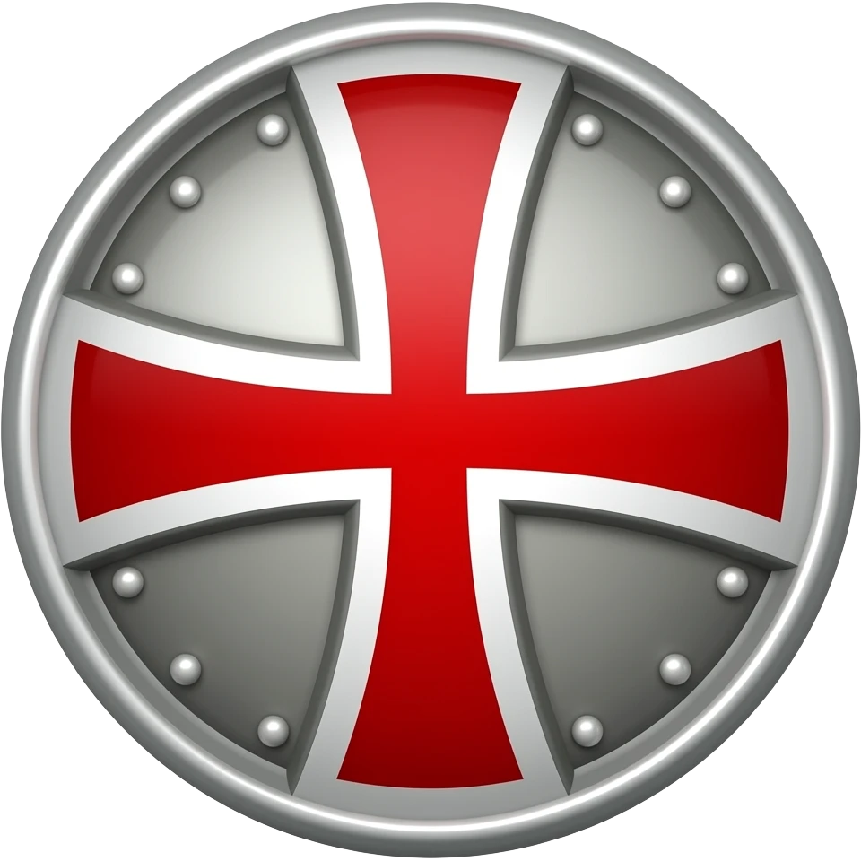White templar cross emoji
