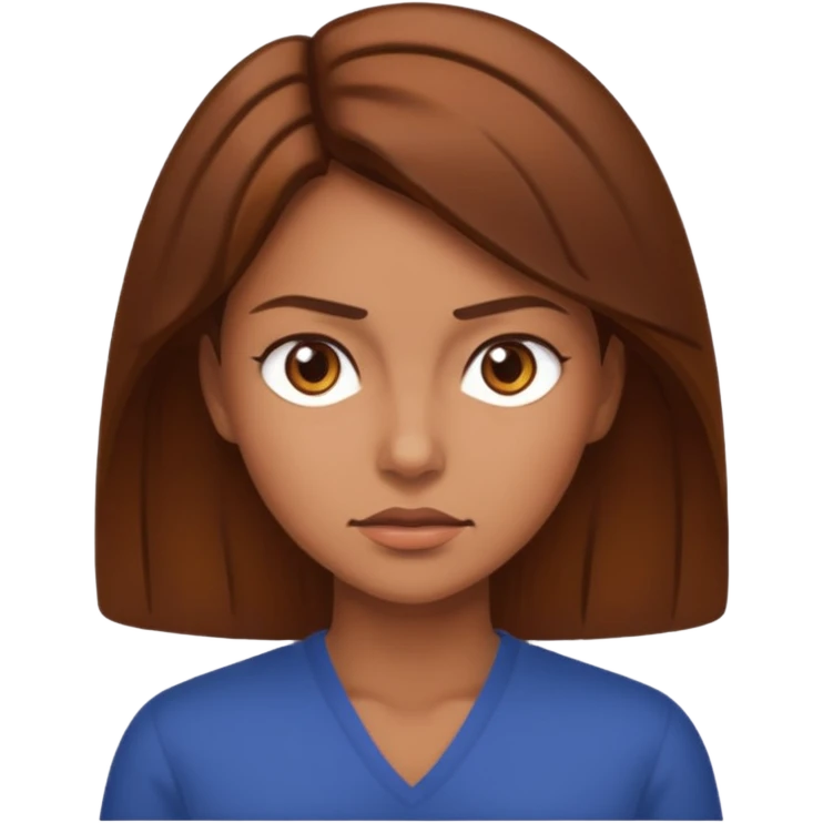 woman leading a revolution, determined expression emoji