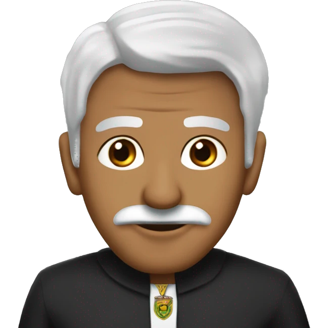 cruza de pastor aleman y coyote, negro ojos café emoji