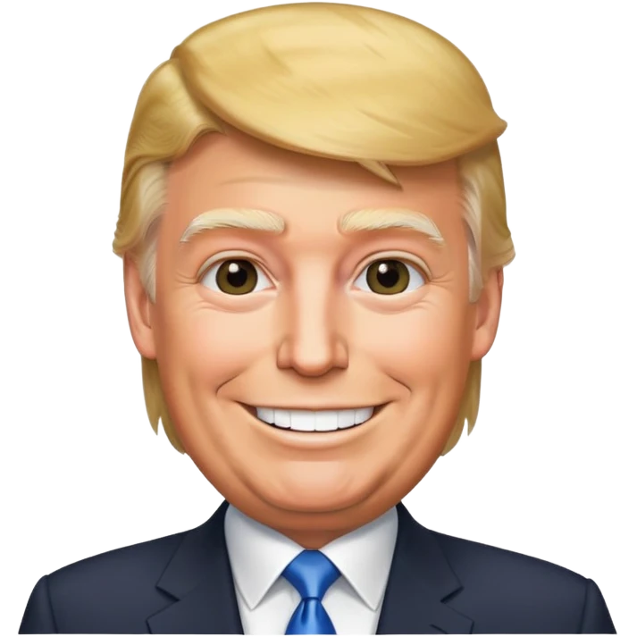 Donald trump being funny emoji