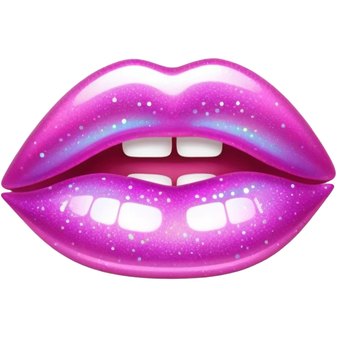 Y2K lip gloss emoji