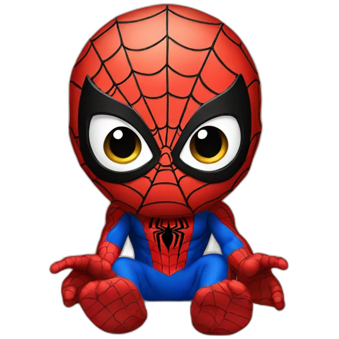 Spiderman baby emoji
