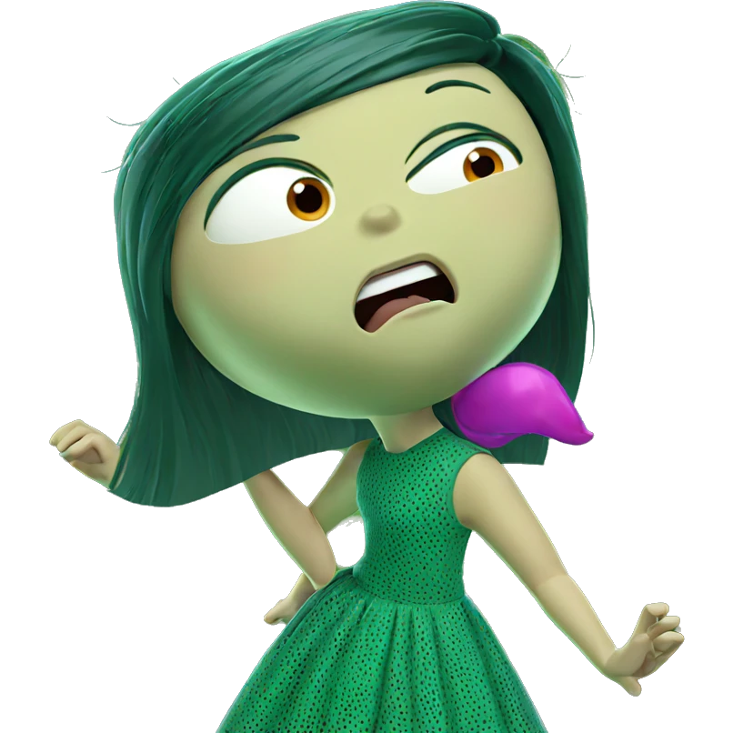 girl in green dress emoji