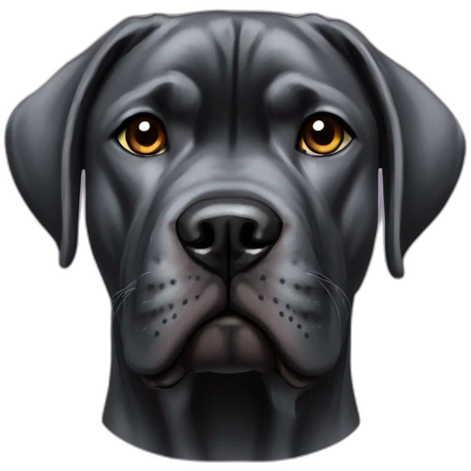 Cane corso cropped ears emoji