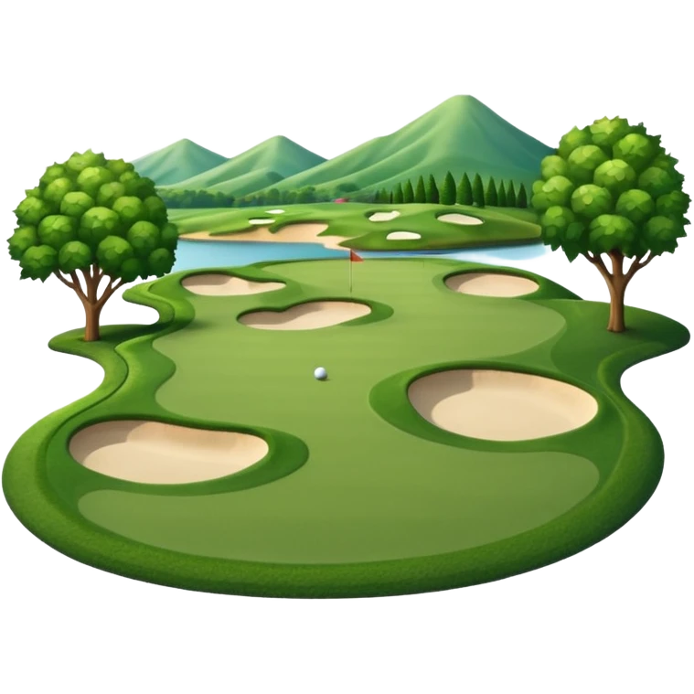 golf course emoji