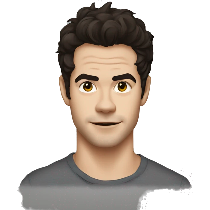 Dylan O'Brien wearing tee emoji