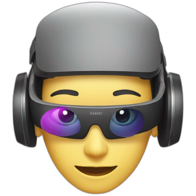 VR headset emoji