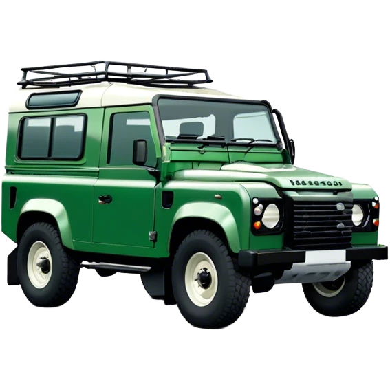 Land Rover Defender - Land Rover (Model Year: 2022) (Iconic colour: Green) emoji
