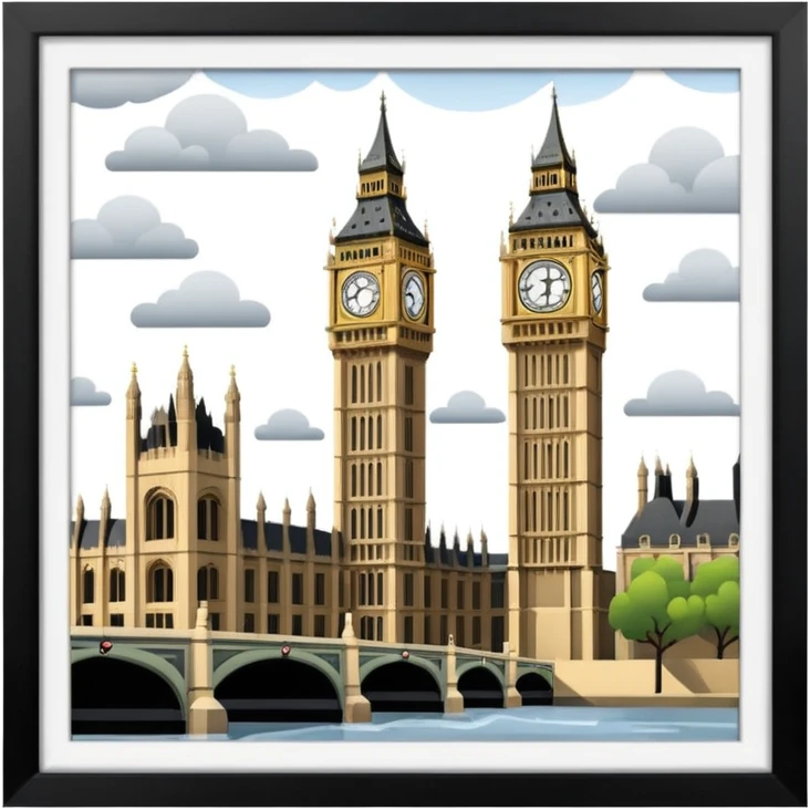 big ben london emoji