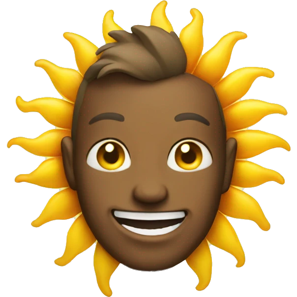 Sun shine emoji