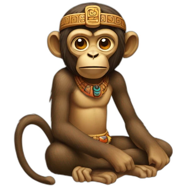 mayan monkey hieroglyph emoji