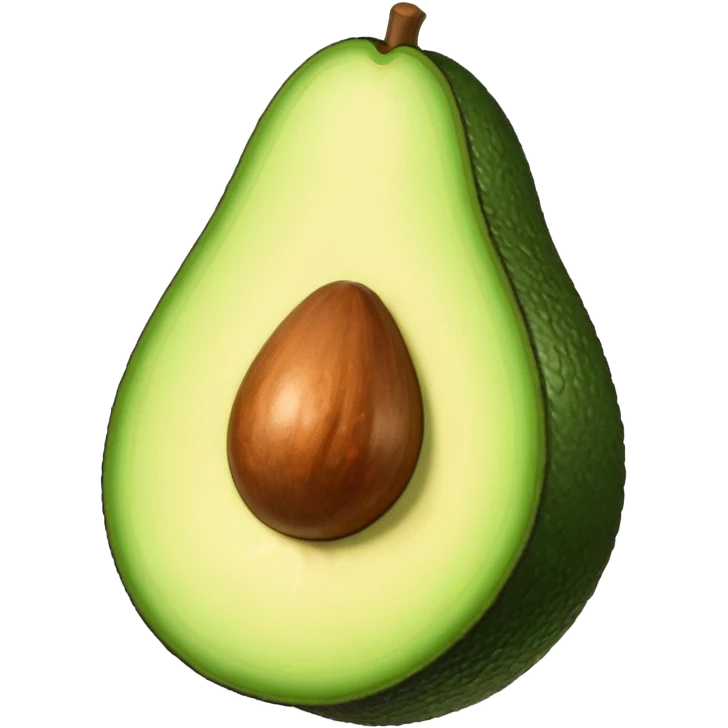 Whole avocado emoji