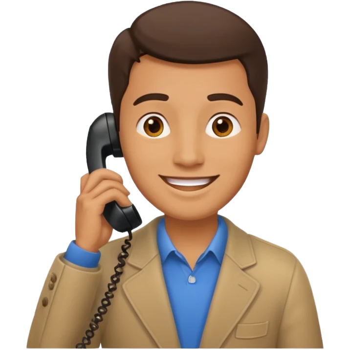 CHICO HABLANDO POR TELEFONO emoji