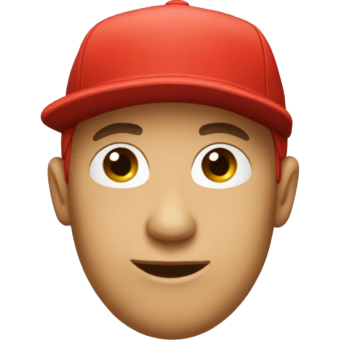 Plain Red cap emoji