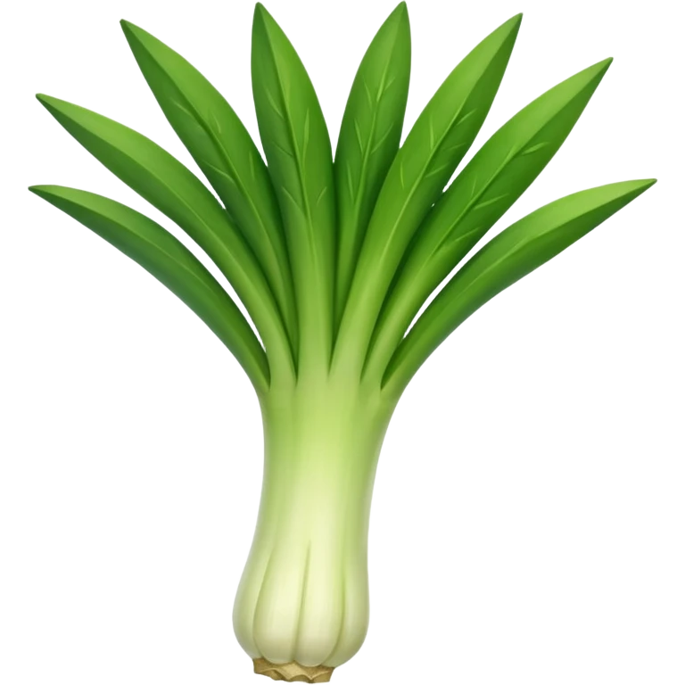 A leek emoji for slack emoji