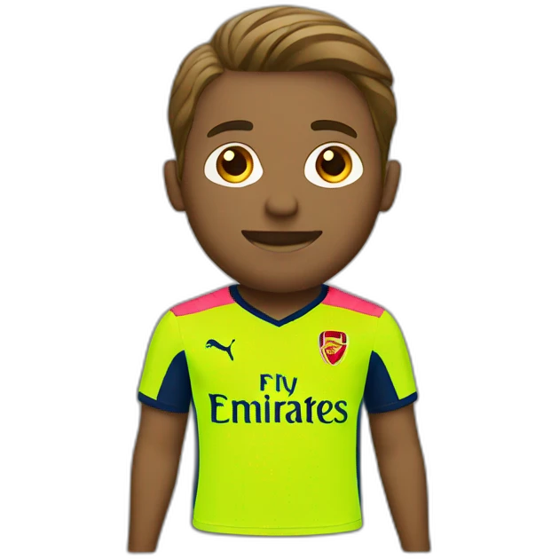 Arsenal neon shirt emoji