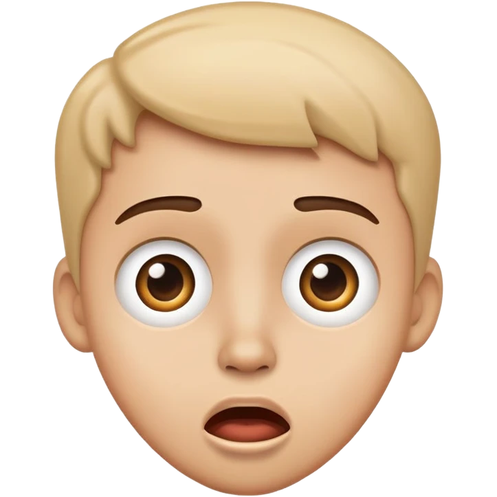 surprised face emoji