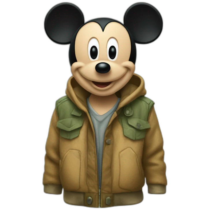 Mickey mouse jonglant emoji