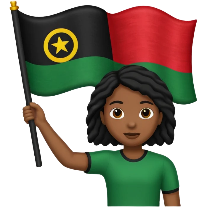 african american flag  emoji