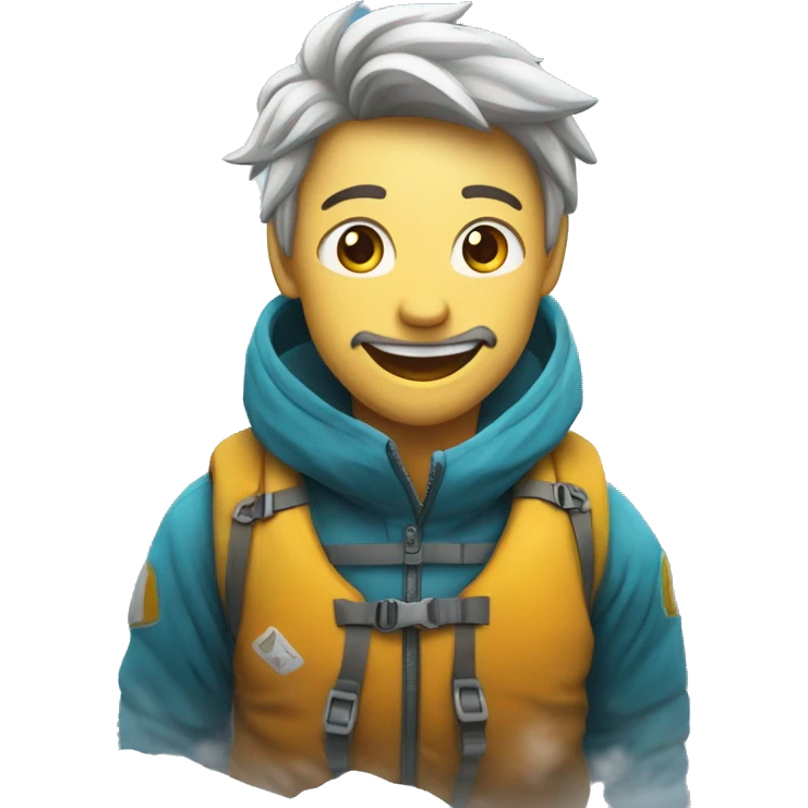Inoxtag en haut de l’Everest  emoji