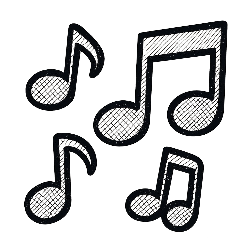 musical notes emoji